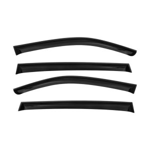 Jeep Compass Wind Deflector - Omac - Acrylic 4 Pcs - Black - 2017-2025 Jeep Compass Wind Deflector - Omac - Acrylic 4 Pcs - Black - 2017-2025